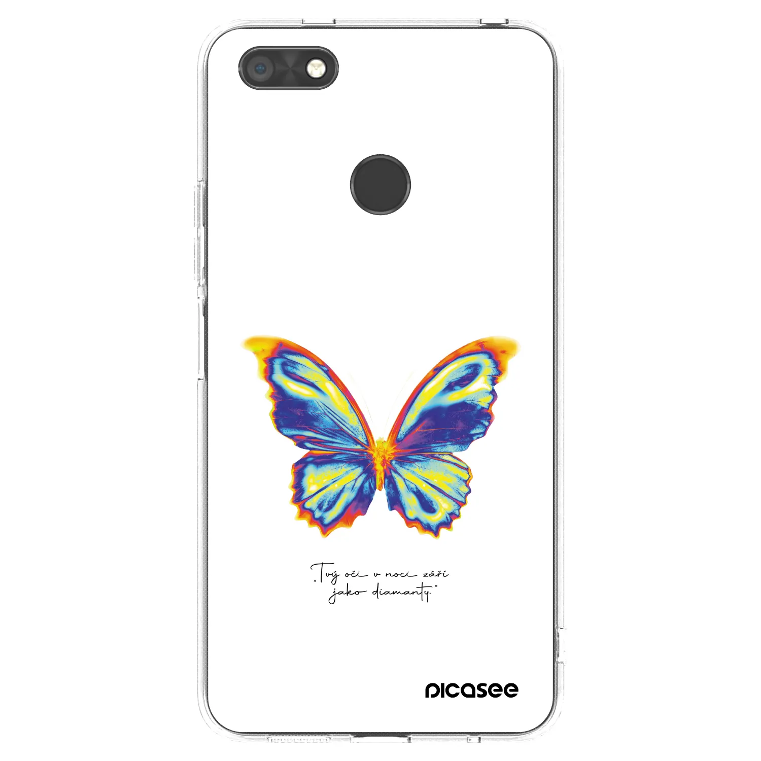 Picasee átlátszó szilikon tok az alábbi mobiltelefonokra Huawei P9 Lite Mini - Diamanty White