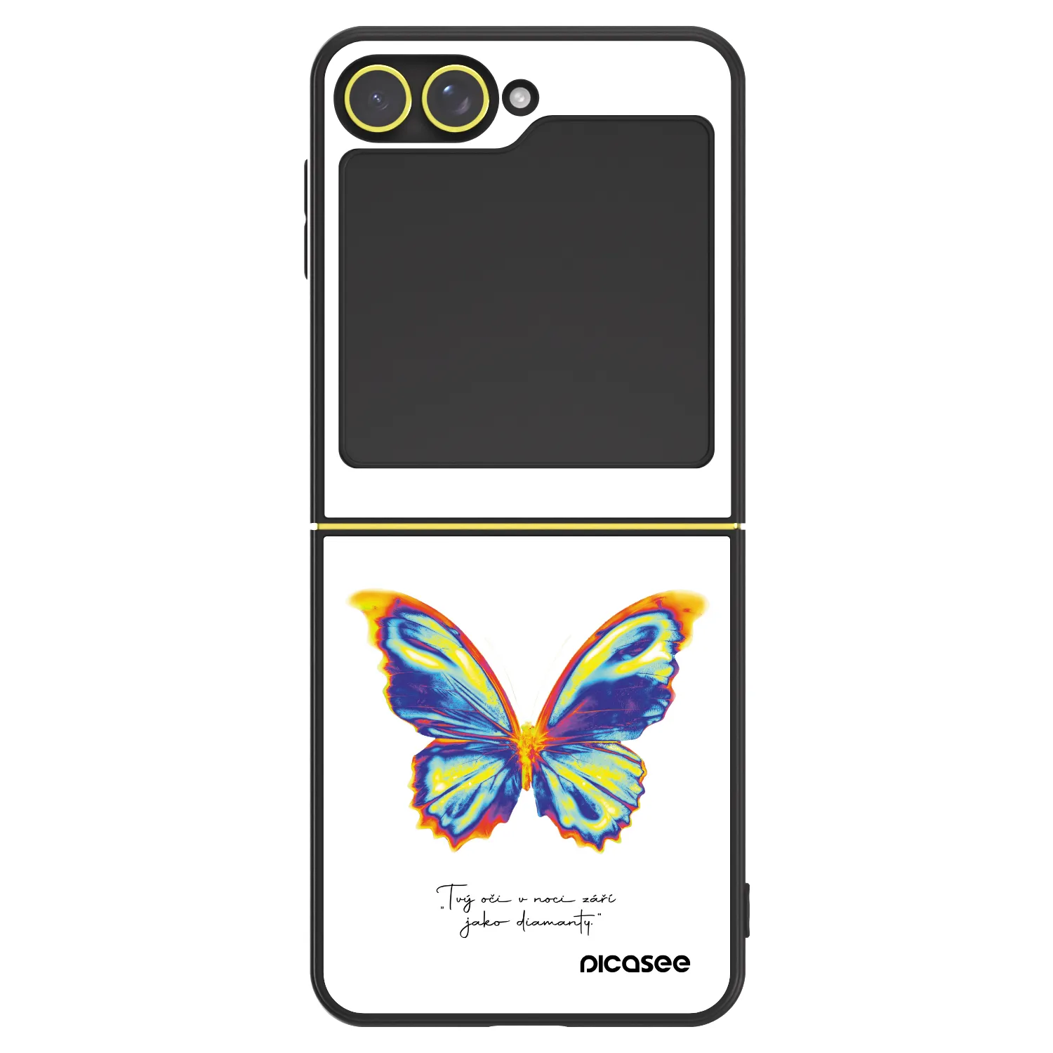 Picasee ULTIMATE CASE Samsung Galaxy Z Flip5 5G - készülékre - Diamanty White