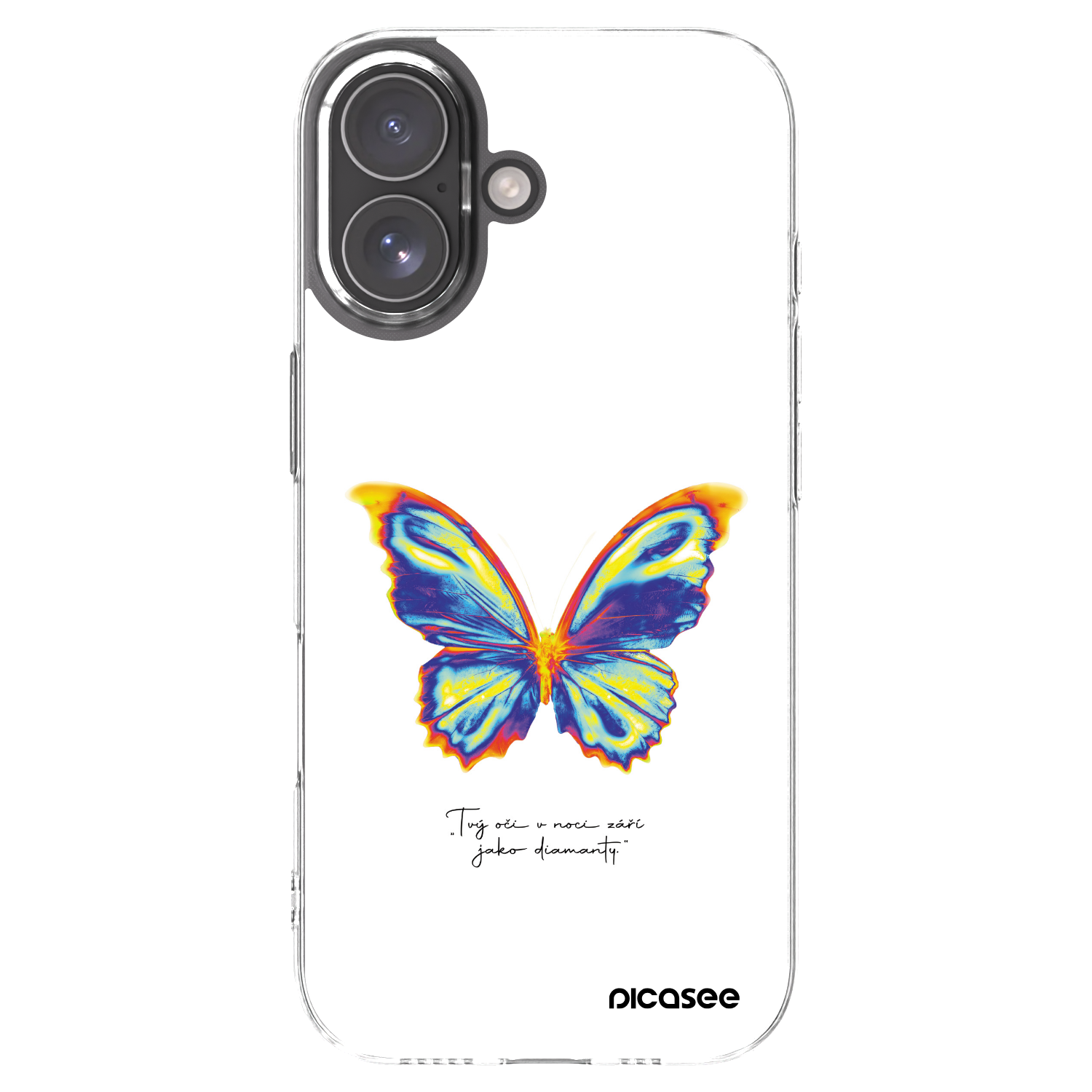 Picasee átlátszó szilikon tok az alábbi mobiltelefonokra Apple iPhone 17 - Diamanty White