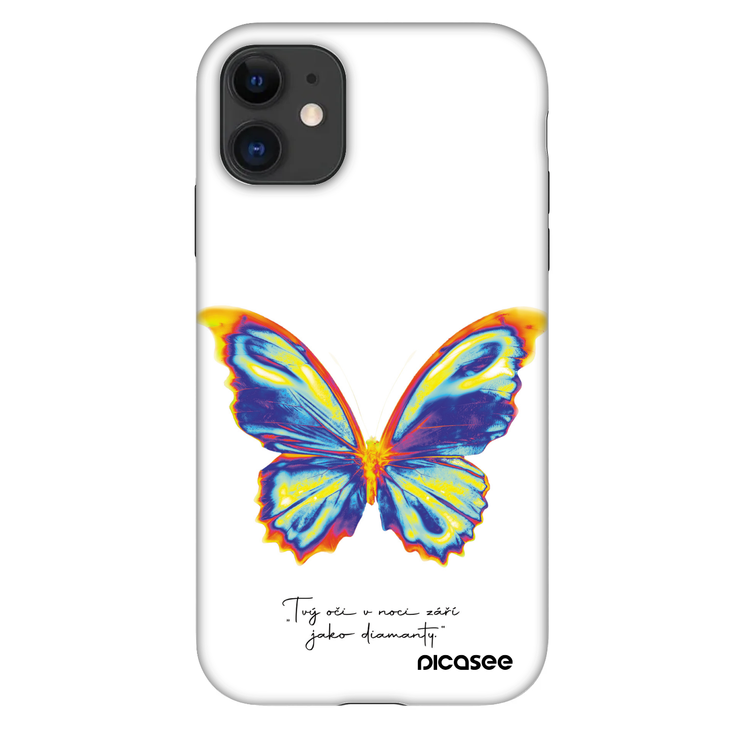 Picasee Fashion Case Apple iPhone 11 - Diamanty White
