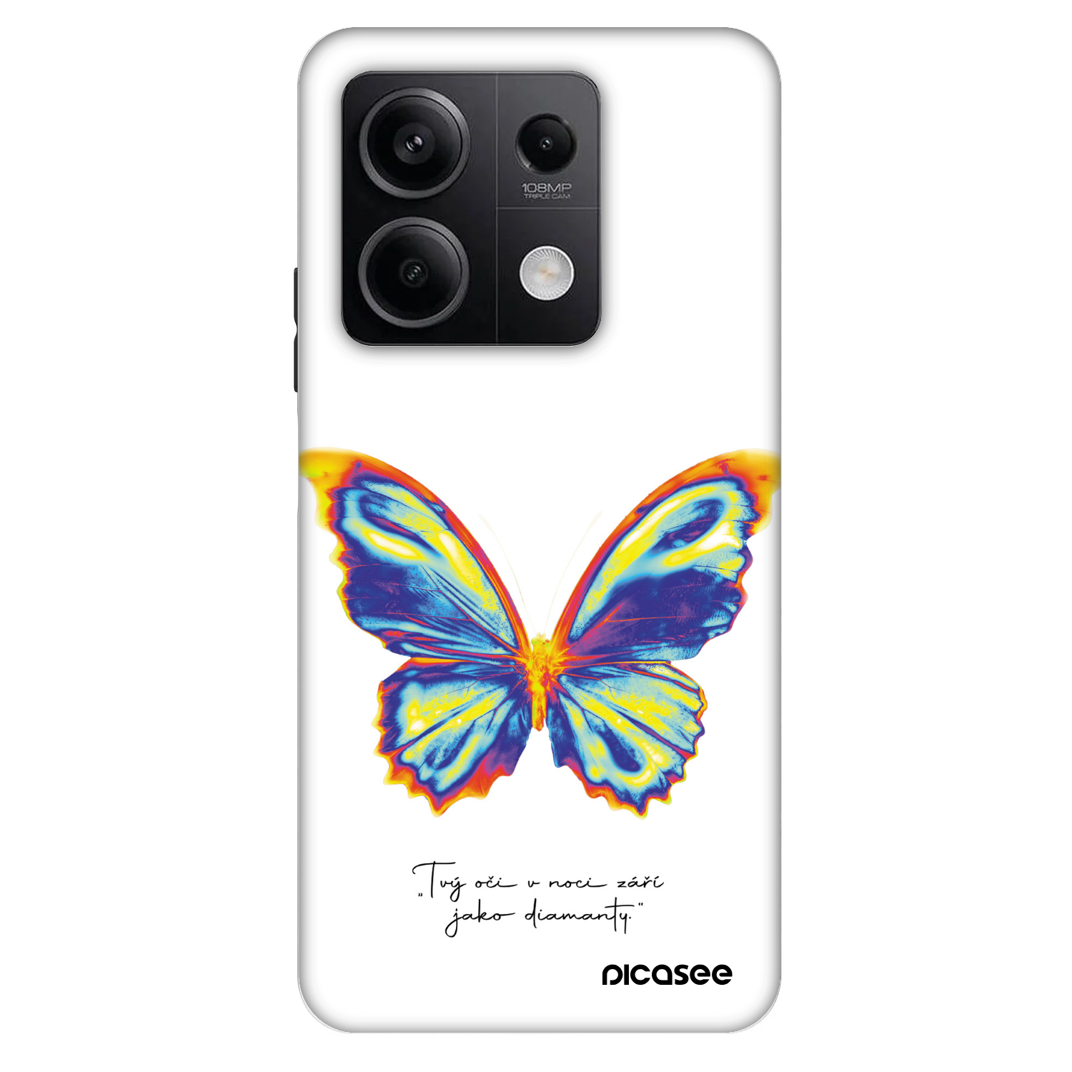 Picasee Fashion Case Xiaomi Redmi Note 13 5G - Diamanty White