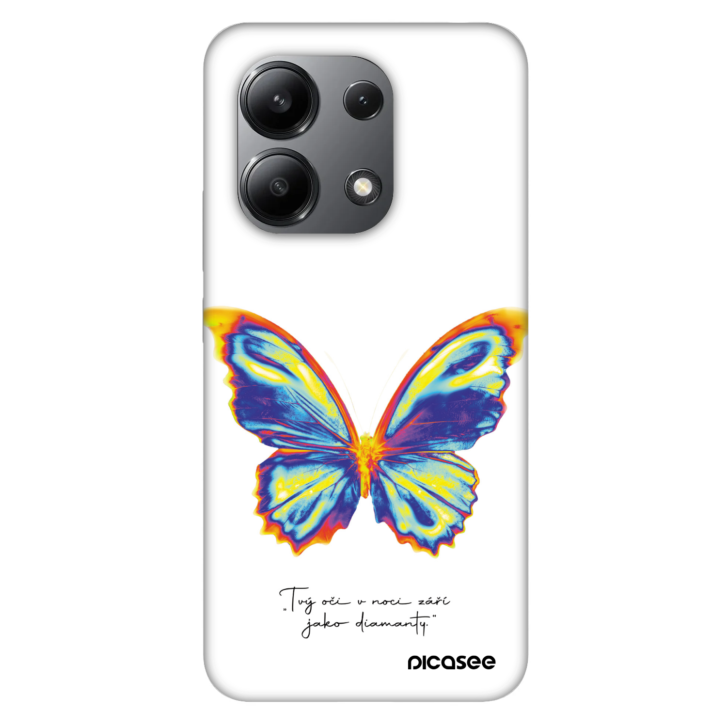 Picasee Fashion Case Xiaomi Redmi Note 13 4G - Diamanty White