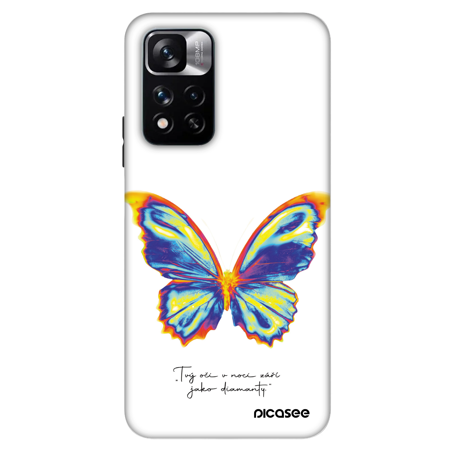 Picasee Fashion Case Xiaomi Redmi Note 11 Pro - Diamanty White