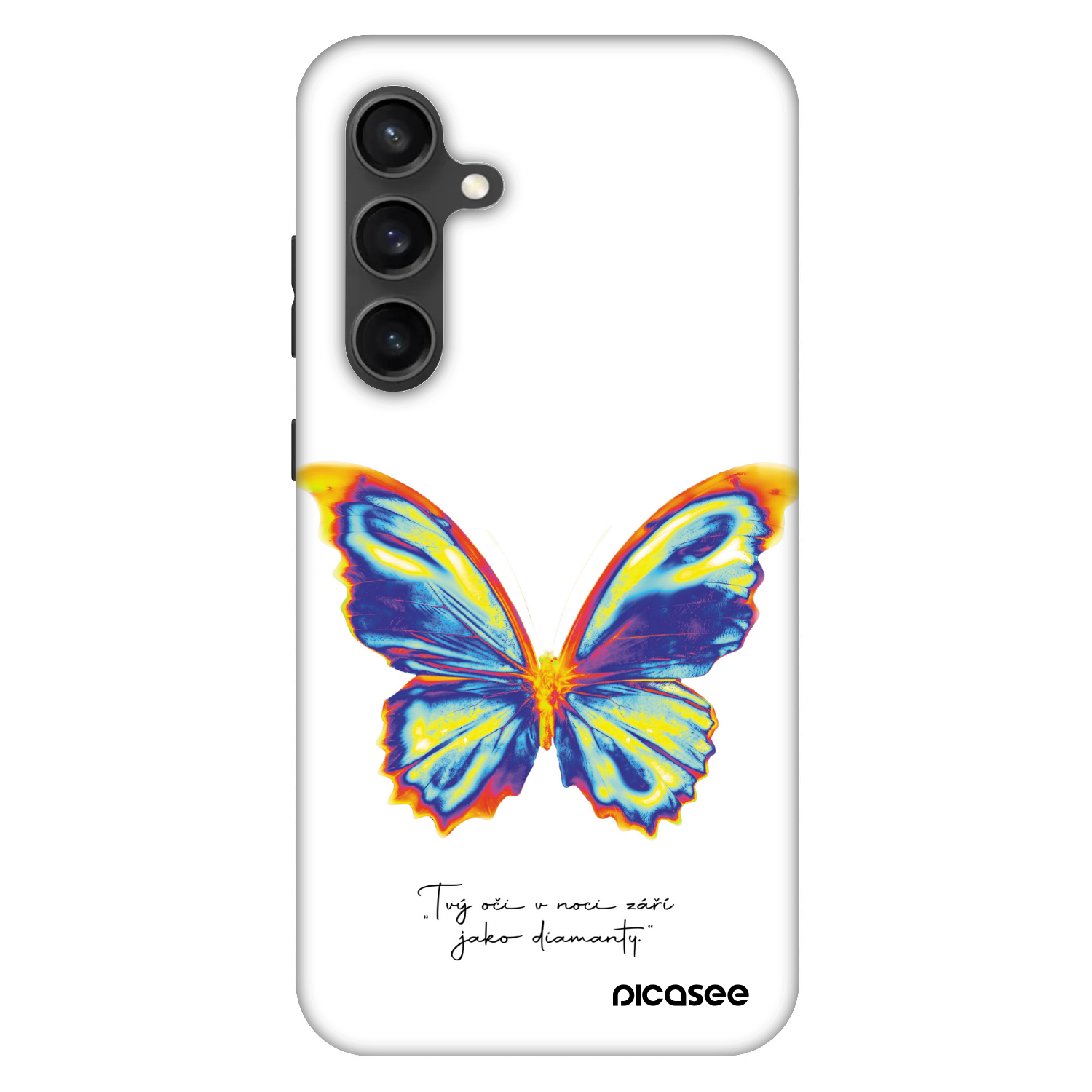 Picasee Fashion Case Samsung Galaxy S24 FE S721B - Diamanty White