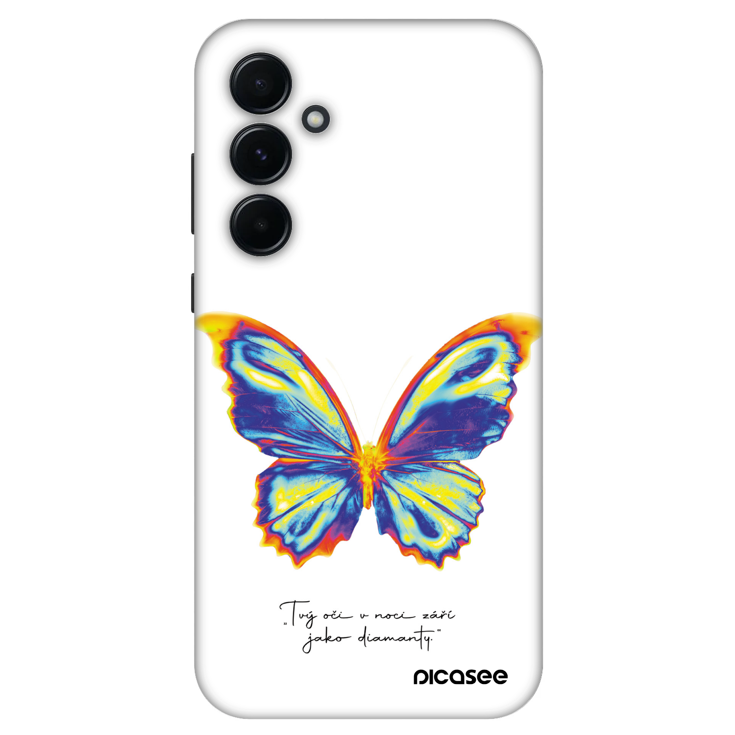 Picasee Fashion Case Samsung Galaxy A55 5G A556B - Diamanty White