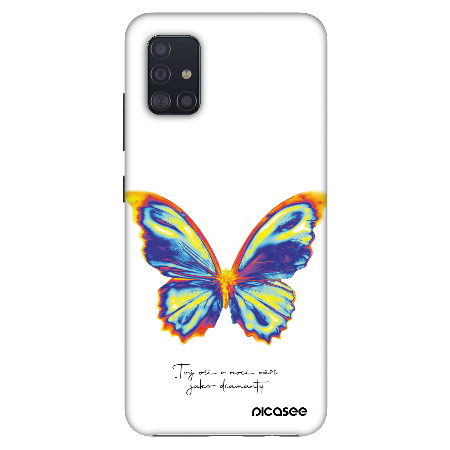 Picasee Fashion Case Samsung Galaxy A51 A515F - Diamanty White