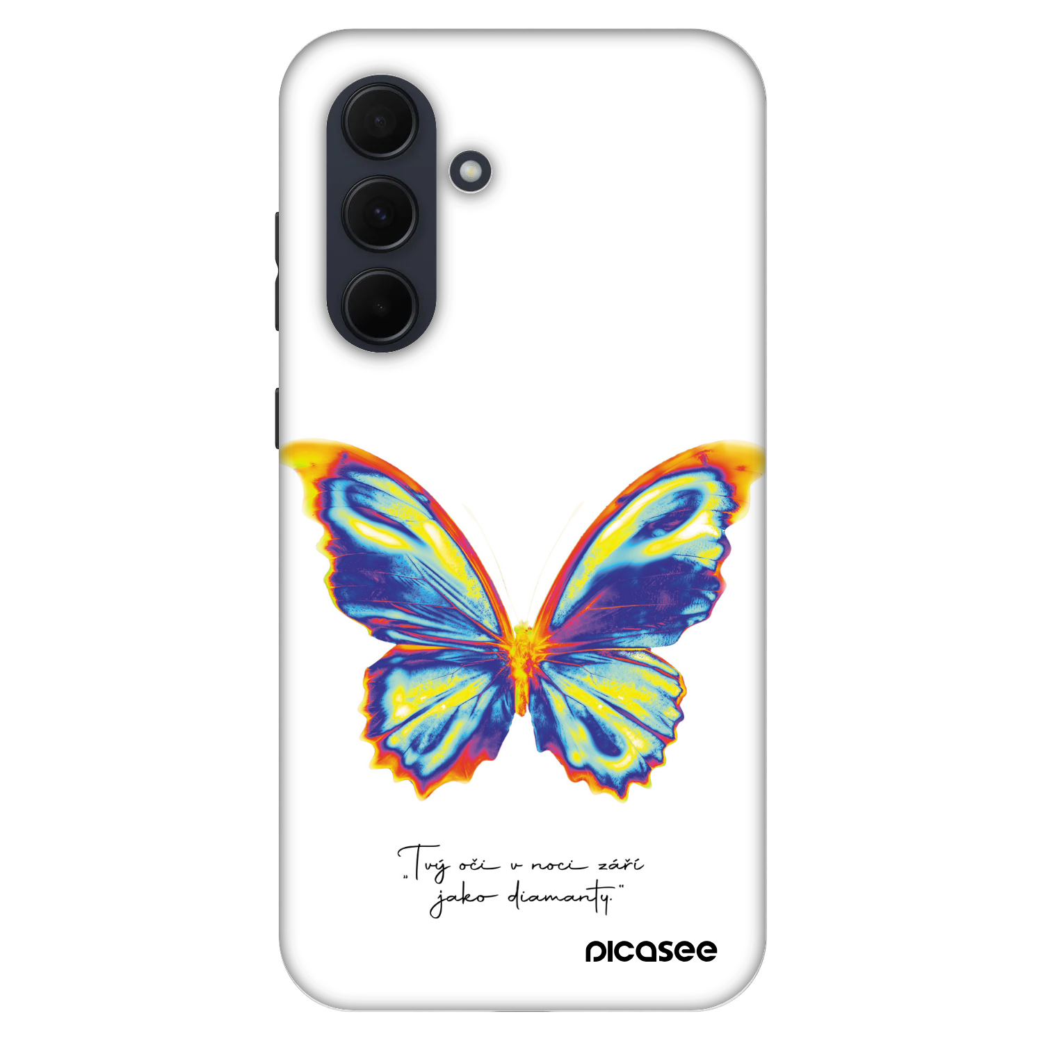 Picasee Fashion Case Samsung Galaxy A35 5G A356B - Diamanty White