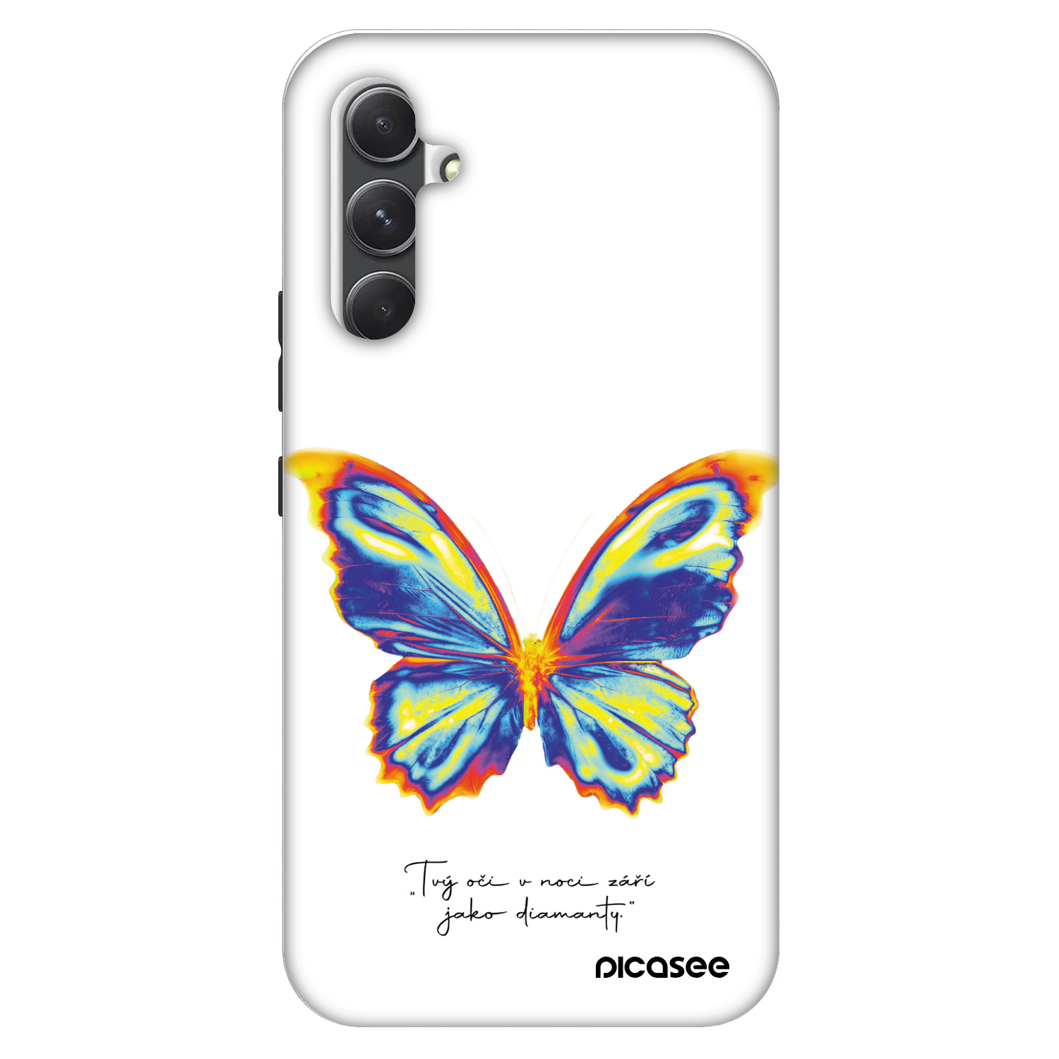 Picasee Fashion Case Samsung Galaxy A34 5G A346B - Diamanty White