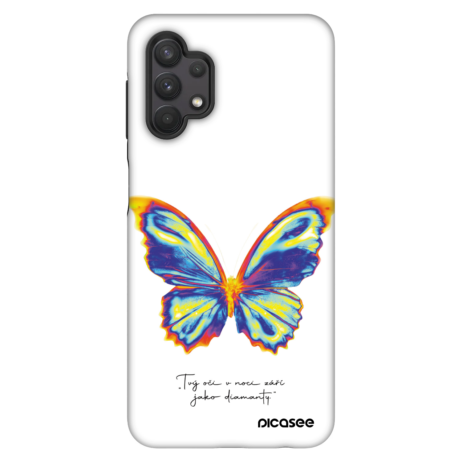 Picasee Fashion Case Samsung Galaxy A32 5G A326B - Diamanty White