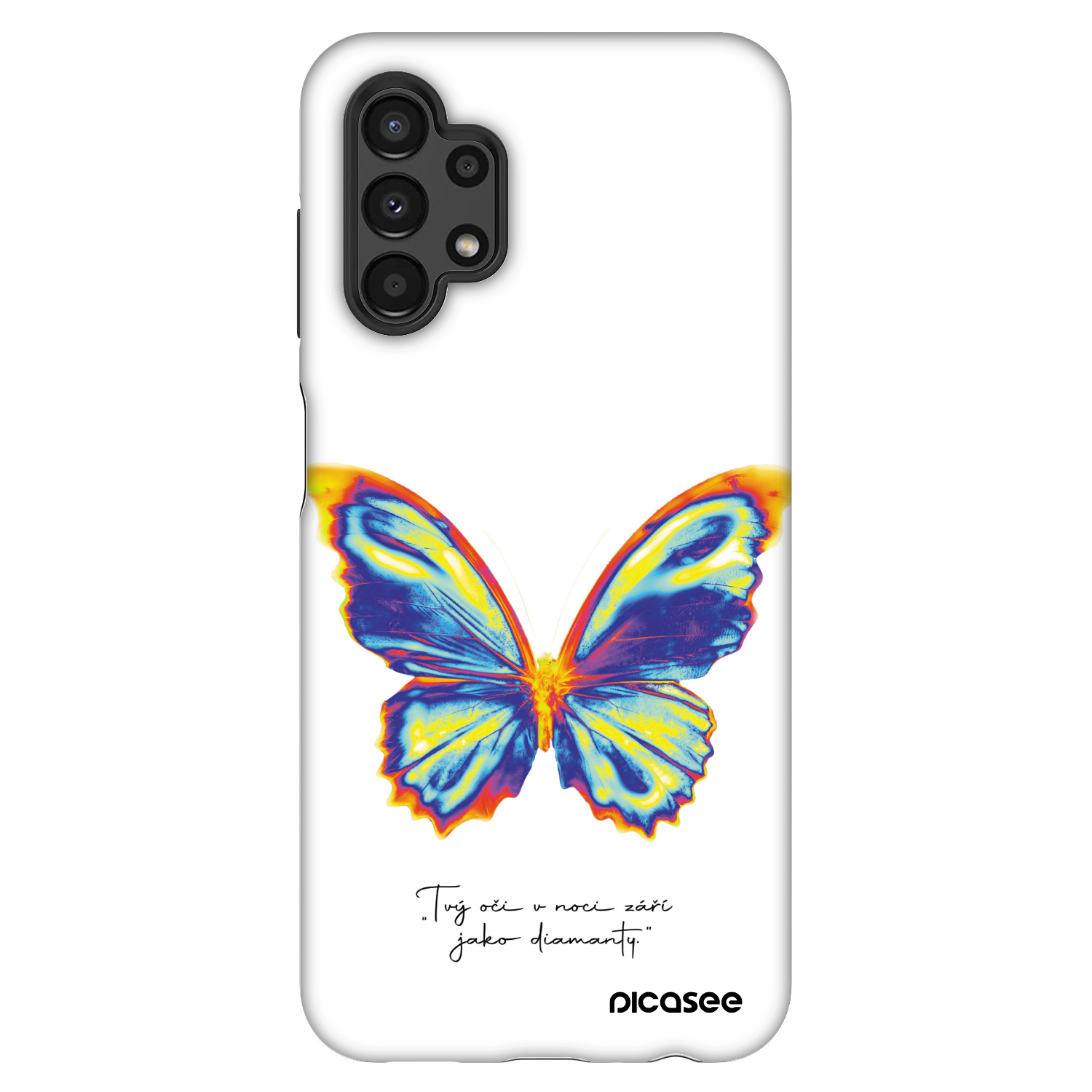 Picasee Fashion Case Samsung Galaxy A13 4G A135 - Diamanty White