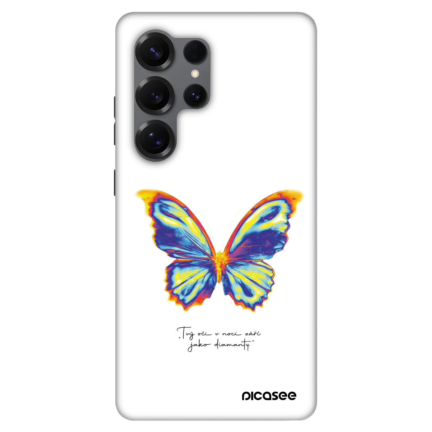 Picasee Fashion Case PowerShare pro Samsung Galaxy S25 Ultra 5G - Diamanty White