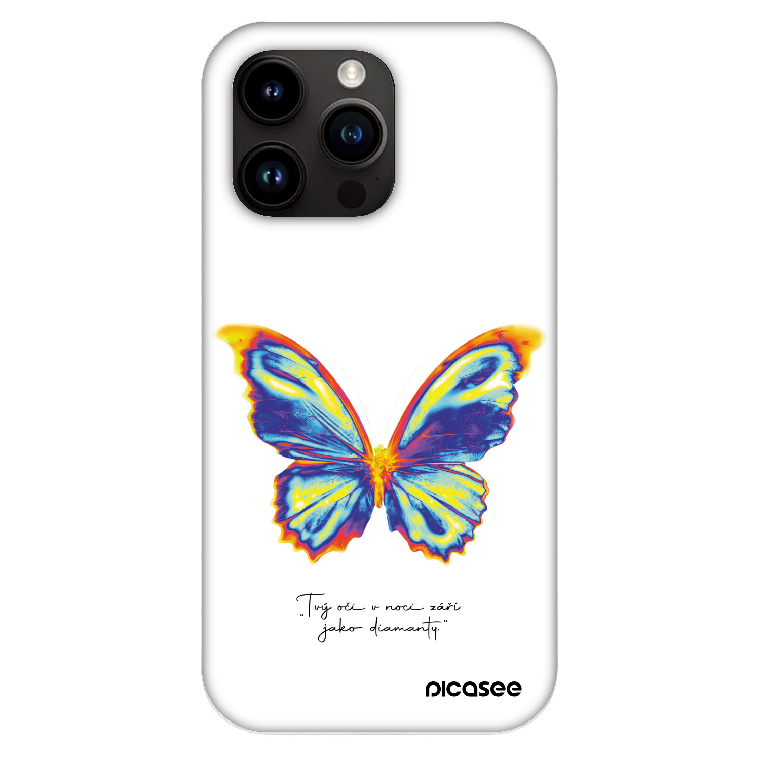 Picasee Fashion Case MagSafe Apple iPhone 13 Pro - Diamanty White