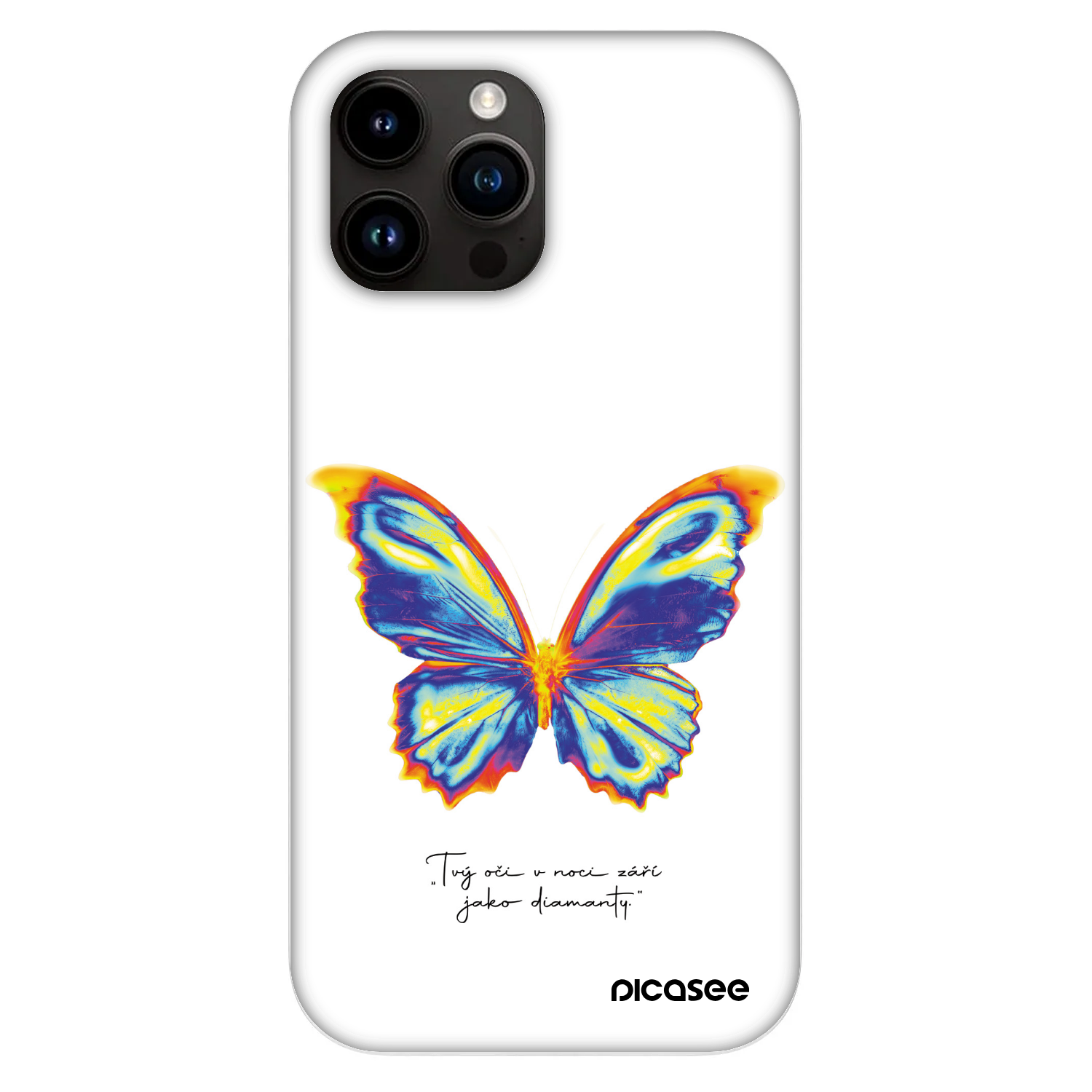 Picasee Fashion Case MagSafe Apple iPhone 13 Pro Max - Diamanty White