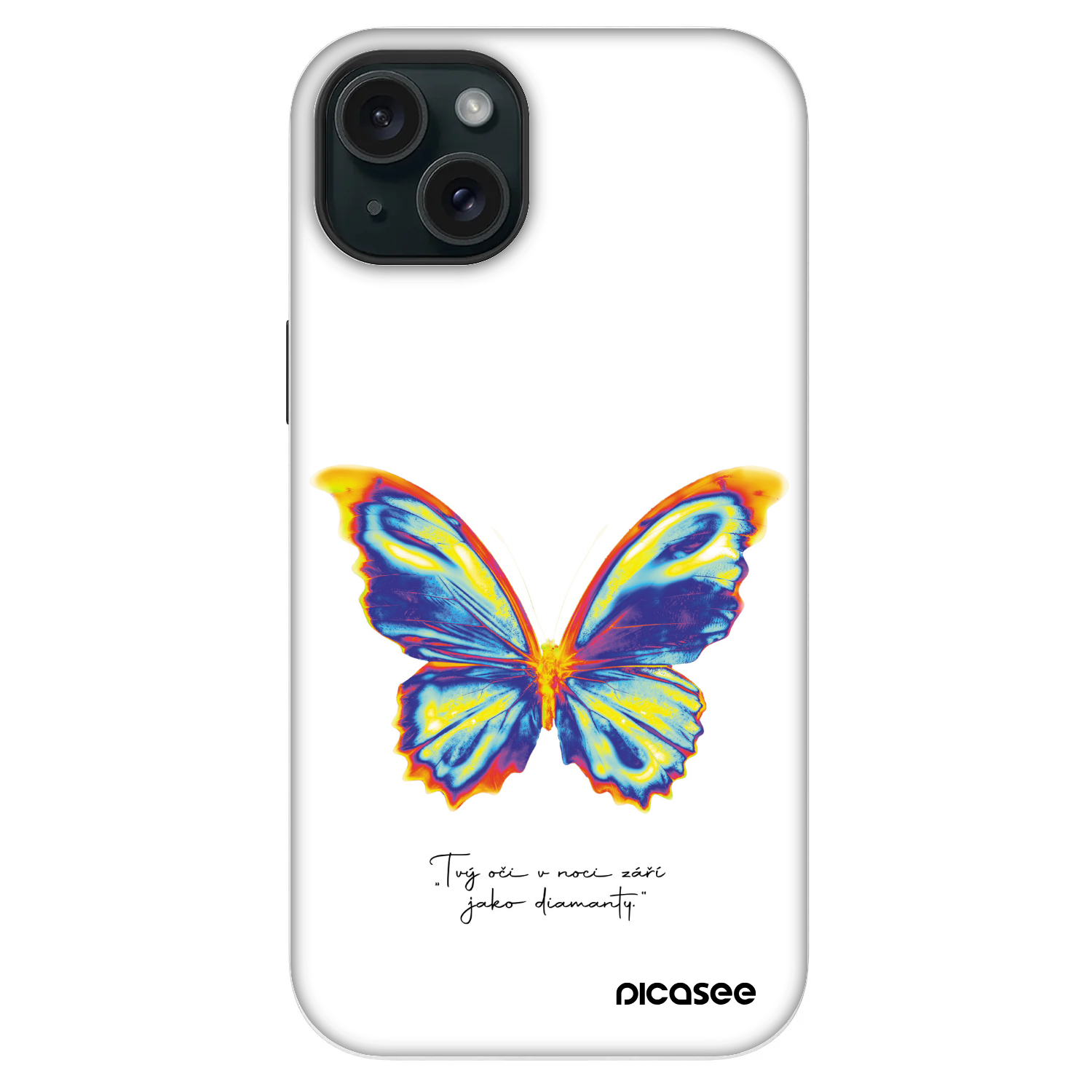 Picasee Fashion Case MagSafe Apple iPhone 14 Plus - Diamanty White