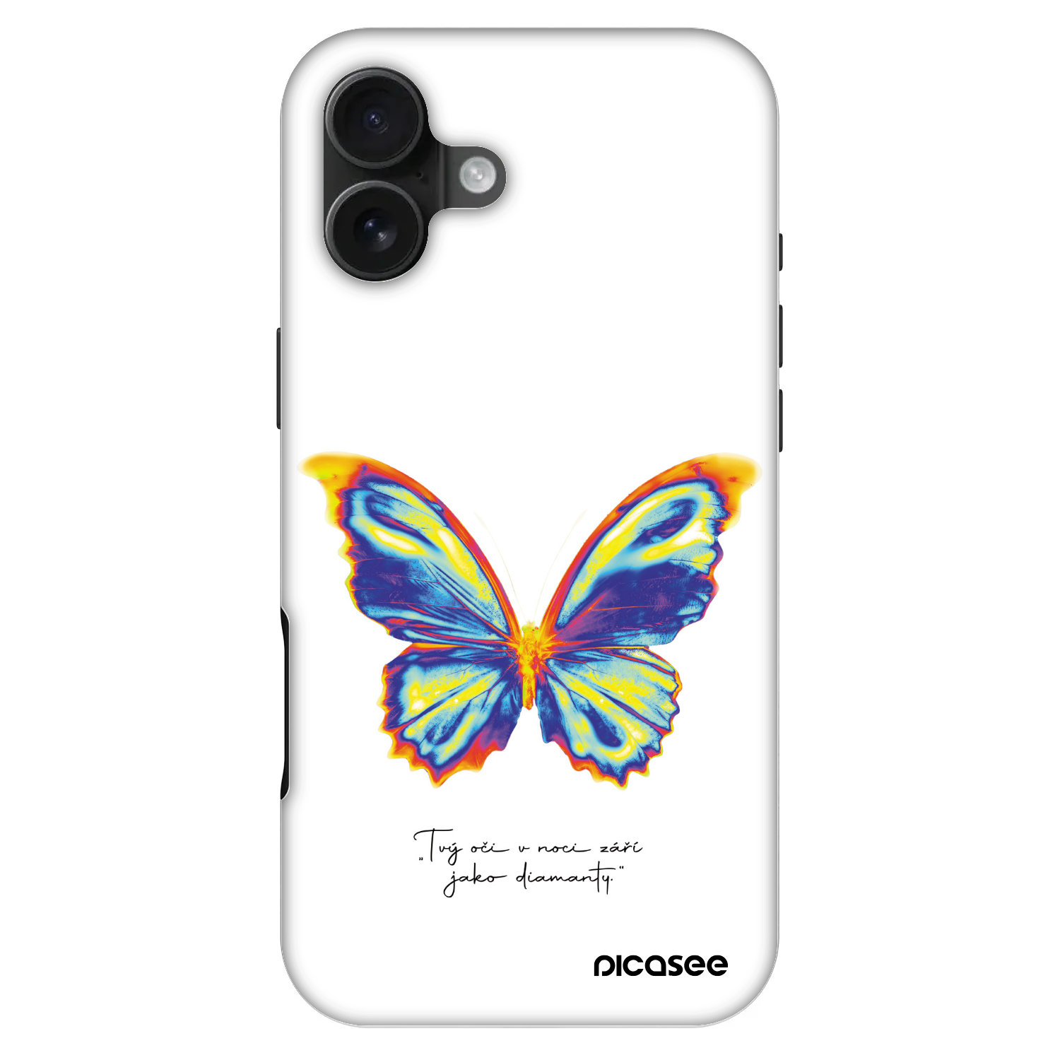 Picasee Fashion Case MagSafe Apple iPhone 16 Plus - Diamanty White