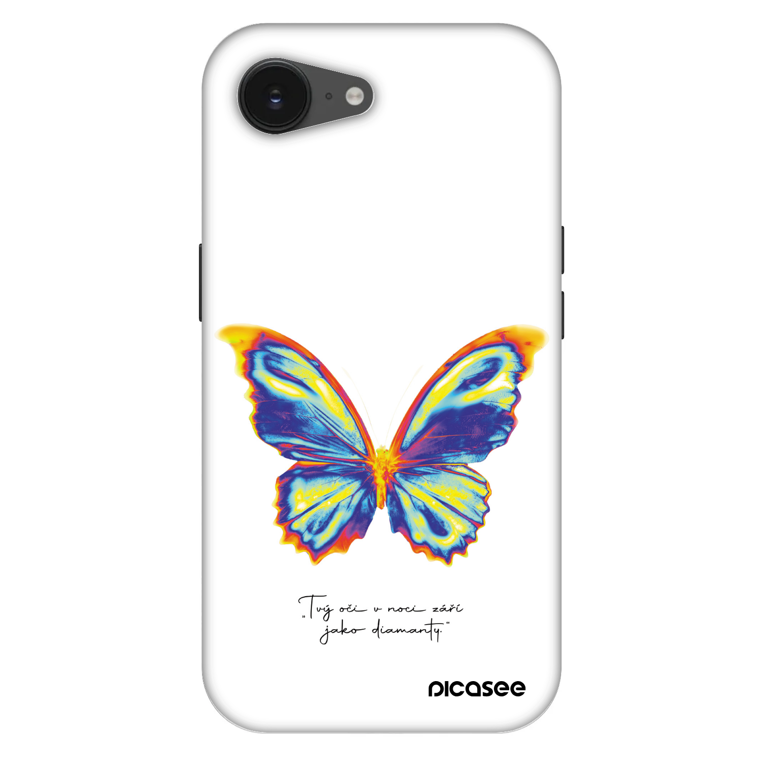 Picasee Fashion Case MagSafe Apple iPhone 16e - Diamanty White