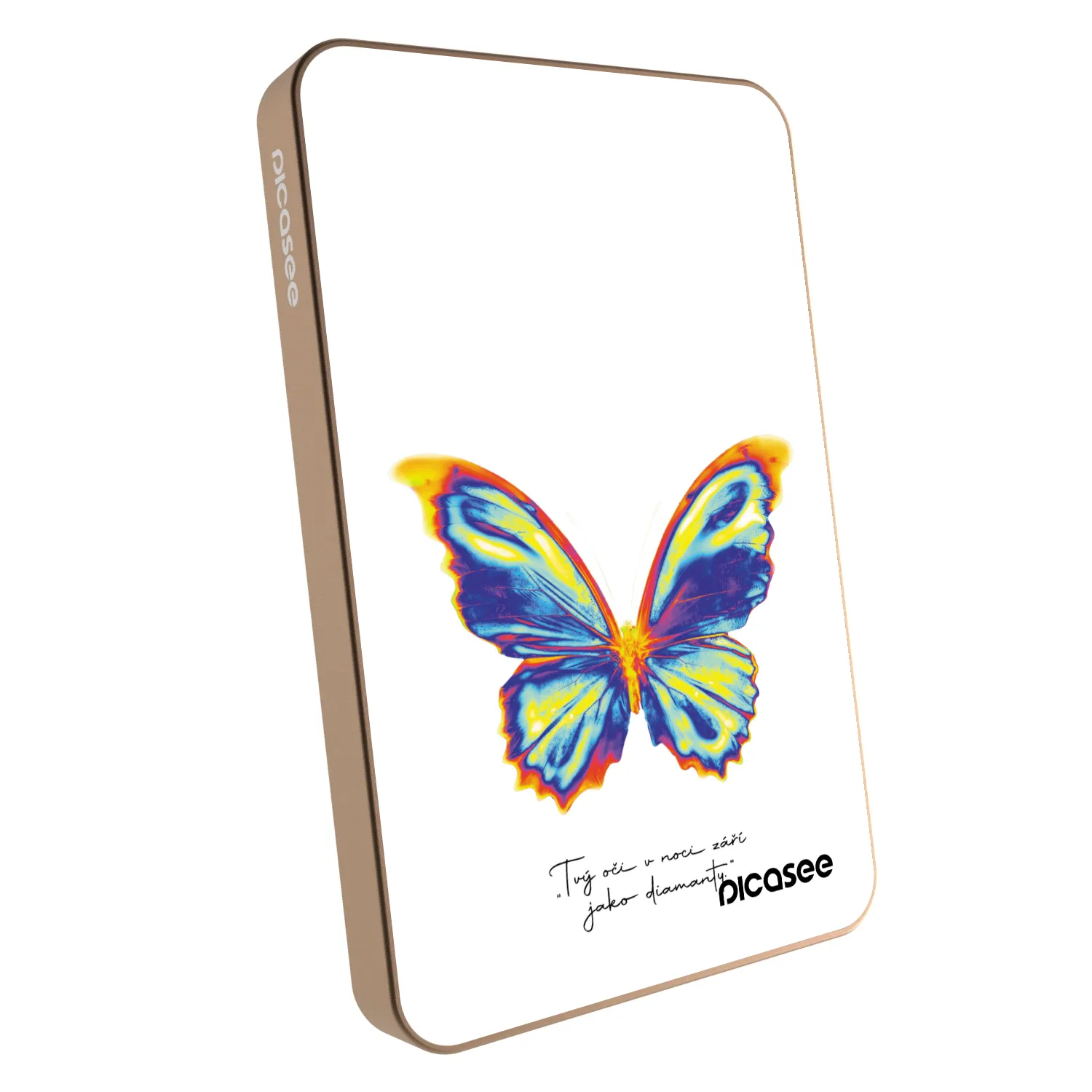 Picasee Powerbank MagSafe 5 000 mAh Aranysárga - Diamanty White