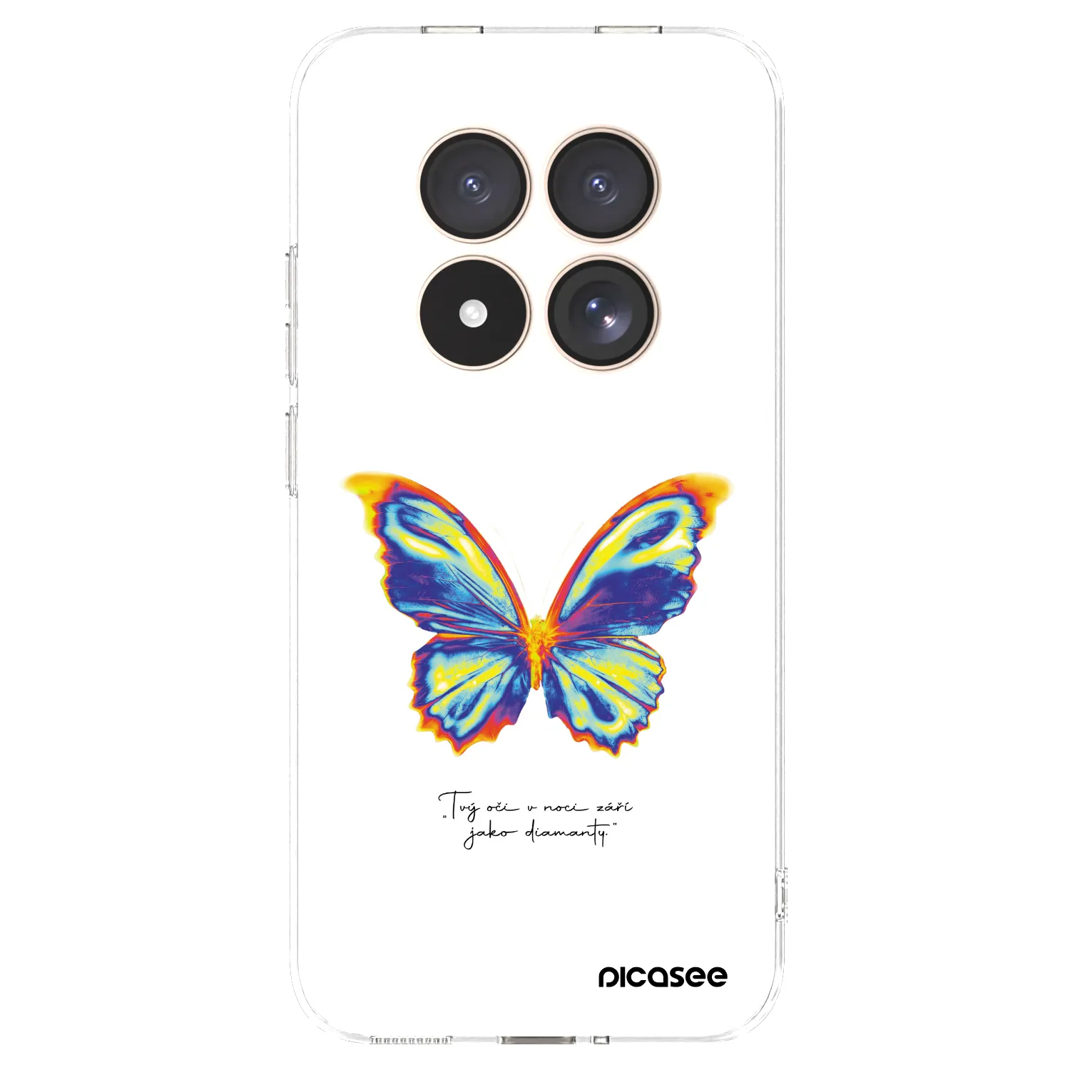 Picasee átlátszó szilikon tok az alábbi mobiltelefonokra Xiaomi Redmi Note 15 Pro 4G - Diamanty White