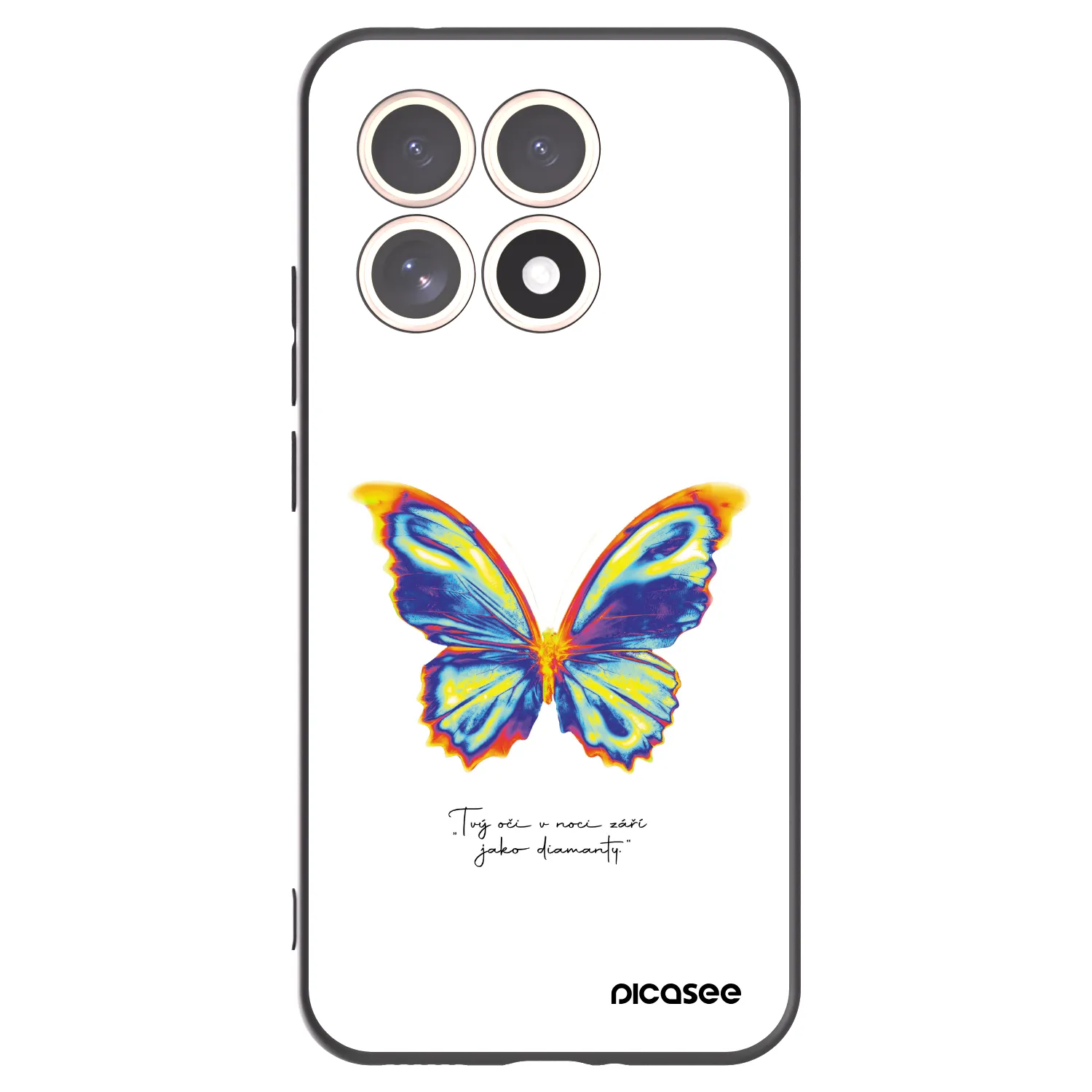 Picasee fekete szilikon tok az alábbi mobiltelefonokra Xiaomi 15T - Diamanty White