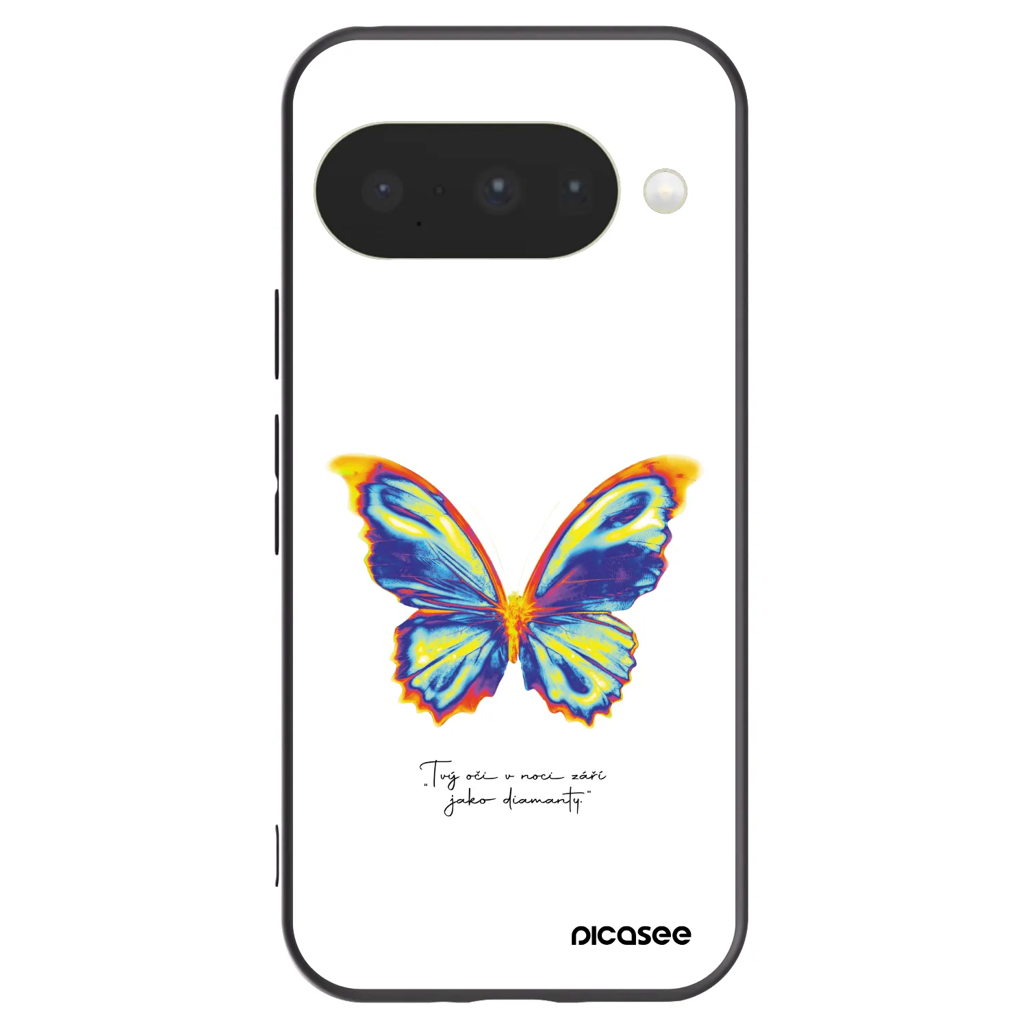 Picasee fekete szilikon tok az alábbi mobiltelefonokra Google Pixel 10 - Diamanty White