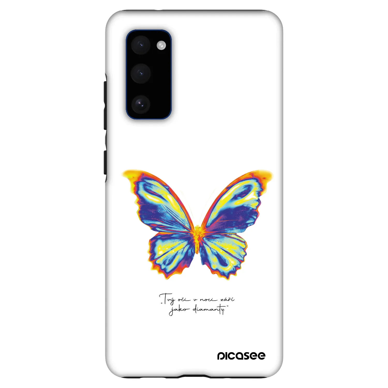 Picasee Fashion Case Samsung Galaxy S20 FE - Diamanty White