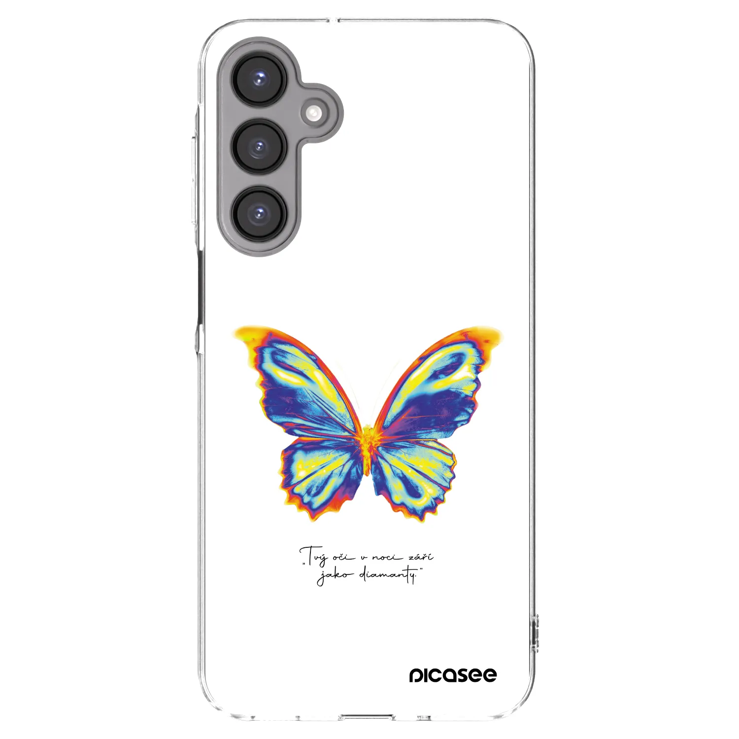 Picasee átlátszó szilikon tok az alábbi mobiltelefonokra Samsung Galaxy A16 4G - Diamanty White