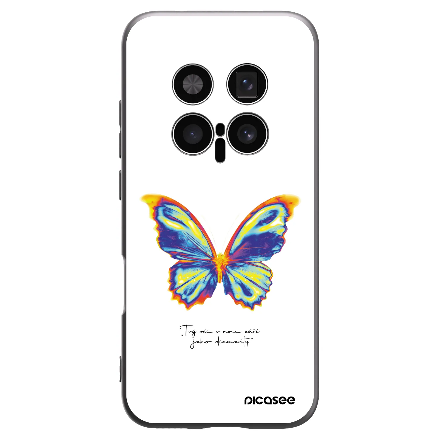 Picasee fekete szilikon tok az alábbi mobiltelefonokra Honor Magic8 Pro 5G - Diamanty White