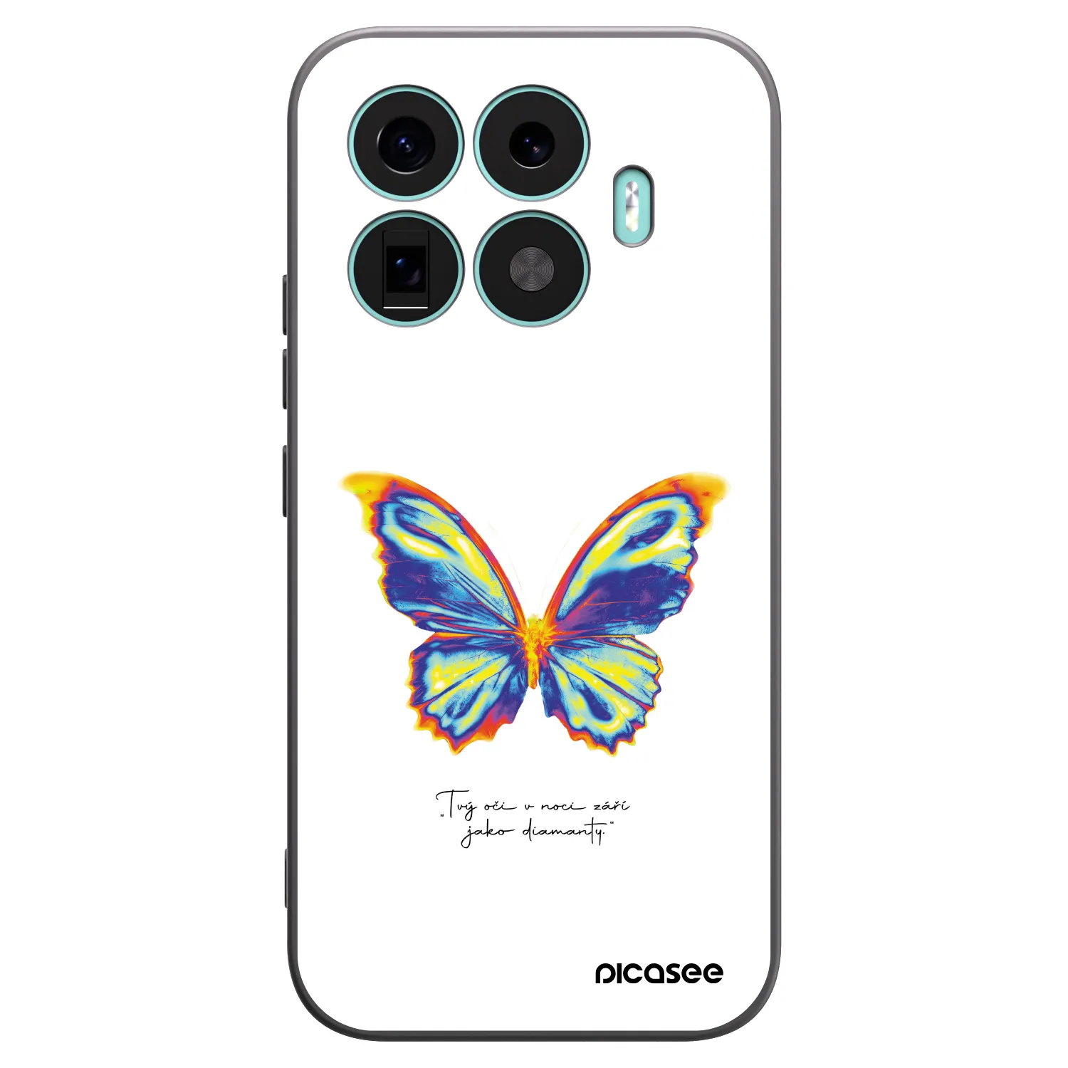 Picasee fekete szilikon tok az alábbi mobiltelefonokra Xiaomi 17T - Diamanty White