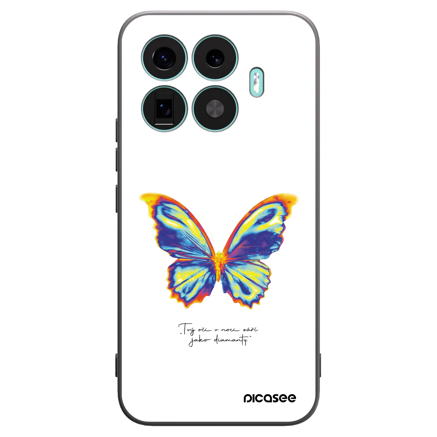 Picasee fekete szilikon tok az alábbi mobiltelefonokra Xiaomi 17T Pro - Diamanty White