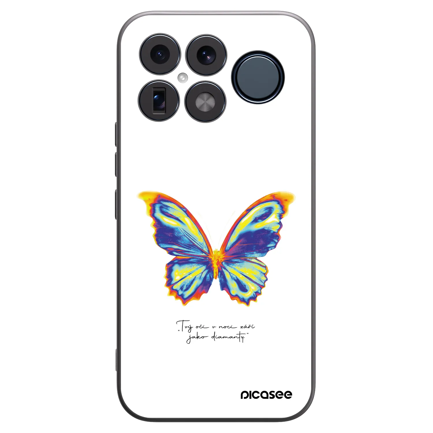Picasee fekete szilikon tok az alábbi mobiltelefonokra Xiaomi Poco F8 Ultra - Diamanty White