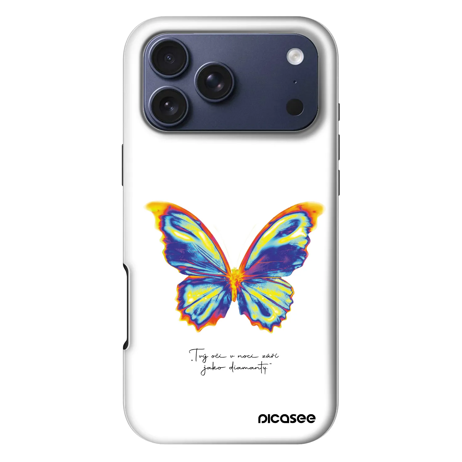 Picasee Fashion Case MagSafe Apple iPhone 18 Pro Max - Diamanty White