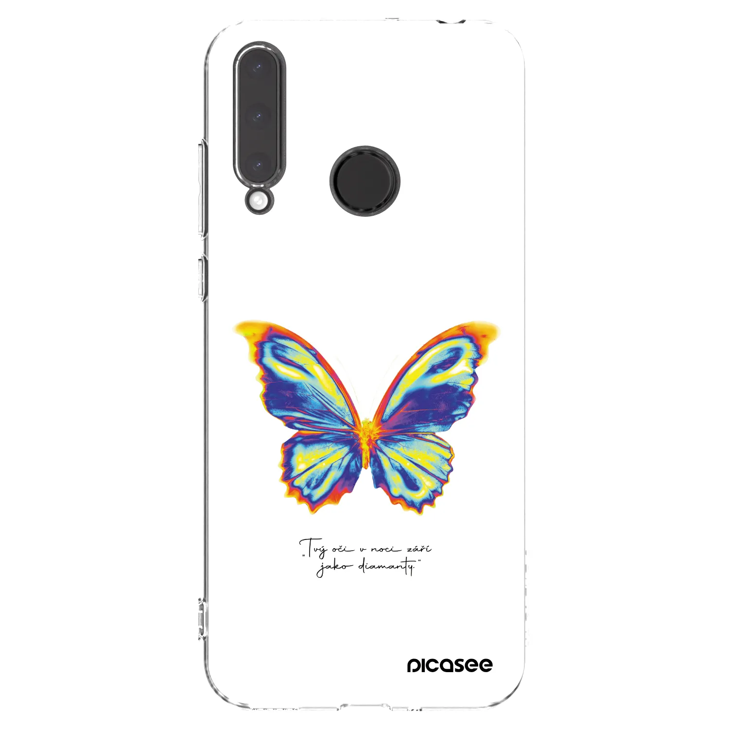 Picasee átlátszó szilikon tok az alábbi mobiltelefonokra Honor 20 Lite - Diamanty White