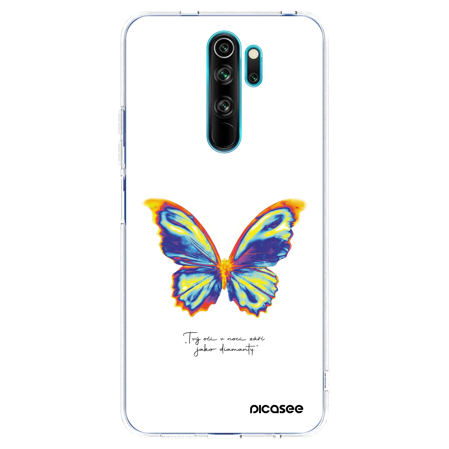 Picasee átlátszó szilikon tok az alábbi mobiltelefonokra Xiaomi Redmi Note 8 Pro - Diamanty White