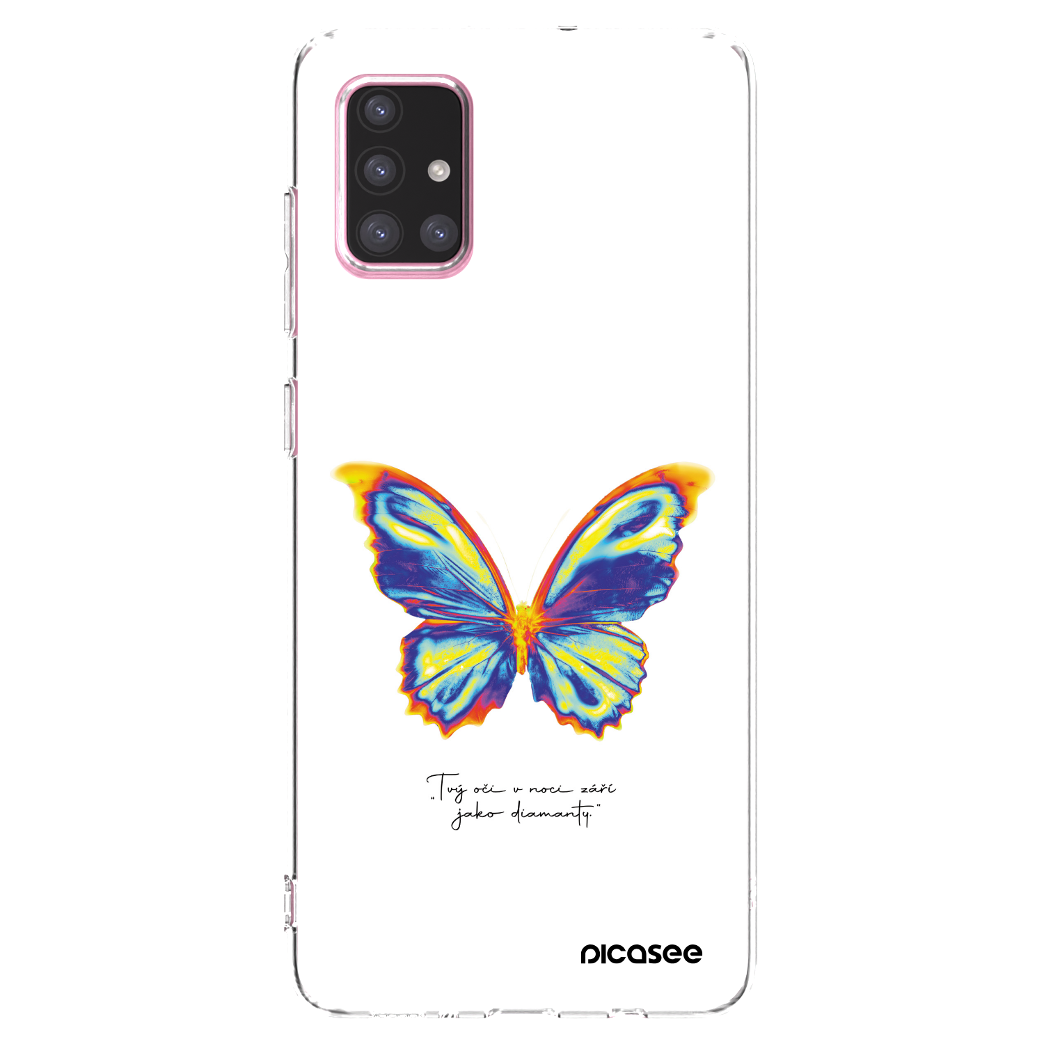Picasee átlátszó szilikon tok az alábbi mobiltelefonokra Samsung Galaxy A71 A715F - Diamanty White