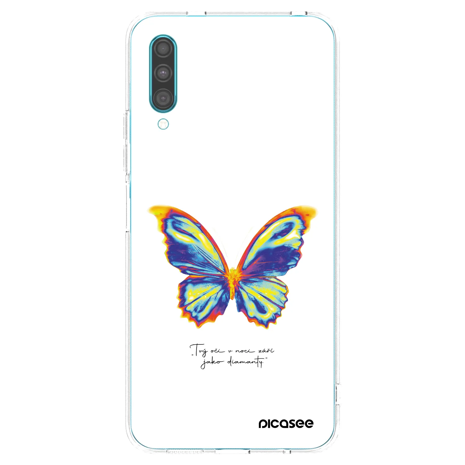Picasee átlátszó szilikon tok az alábbi mobiltelefonokra Samsung Galaxy A30s A307F - Diamanty White
