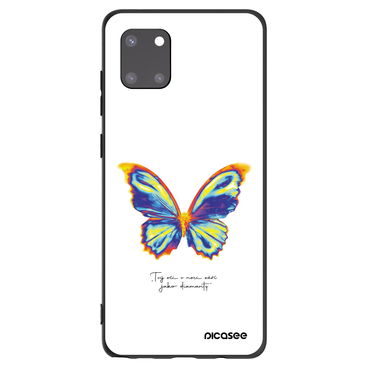 Picasee fekete szilikon tok az alábbi mobiltelefonokra Samsung Galaxy Note 10 Lite N770F - Diamanty White