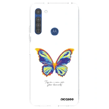 Tok az alábbi mobiltelefonokra Motorola Moto G8 - Diamanty White