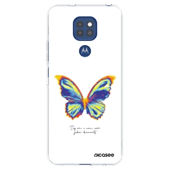 Picasee átlátszó szilikon tok az alábbi mobiltelefonokra Motorola Moto G9 Play - Diamanty White
