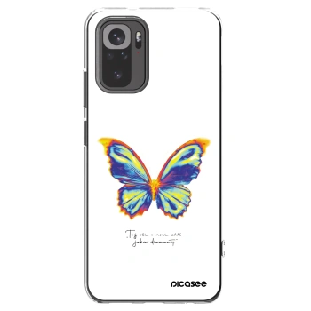 Picasee átlátszó szilikon tok az alábbi mobiltelefonokra Xiaomi Redmi Note 10 - Diamanty White