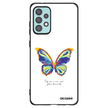 Picasee fekete szilikon tok az alábbi mobiltelefonokra Samsung Galaxy A72 A725F - Diamanty White