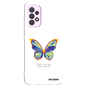 Picasee átlátszó szilikon tok az alábbi mobiltelefonokra Samsung Galaxy A32 5G A326B - Diamanty White