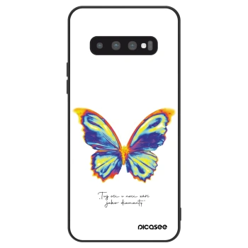 Szilikon tok erre a típusra Samsung Galaxy S10 G973 - Diamanty White