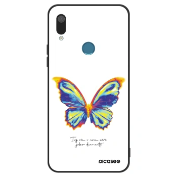 Szilikon tok erre a típusra Huawei Y7 2019 - Diamanty White