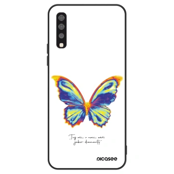 Szilikon tok erre a típusra Samsung Galaxy A70 A705F - Diamanty White