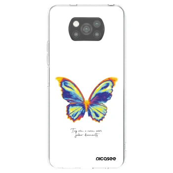 Picasee fekete szilikon tok az alábbi mobiltelefonokra Xiaomi Poco X3 Pro - Diamanty White