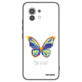 Picasee fekete szilikon tok az alábbi mobiltelefonokra Xiaomi Mi 11 - Diamanty White