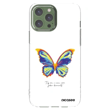 Picasee átlátszó szilikon tok az alábbi mobiltelefonokra Apple iPhone 13 Pro Max - Diamanty White