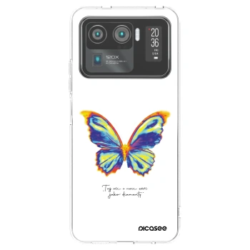 Picasee átlátszó szilikon tok az alábbi mobiltelefonokra Xiaomi Mi 11 Ultra - Diamanty White