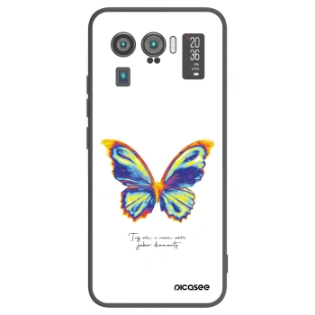 Picasee fekete szilikon tok az alábbi mobiltelefonokra Xiaomi Mi 11 Ultra - Diamanty White