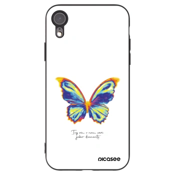 Picasee fekete szilikon tok az alábbi mobiltelefonokra Apple iPhone XR - Diamanty White